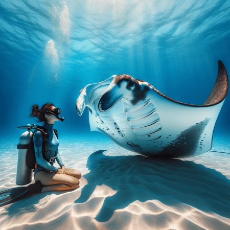 Can Humans Interact Safely With The Manta Ray?