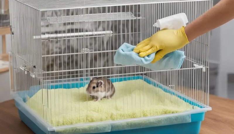 Cleaning And Maintaining A Hamster Cage