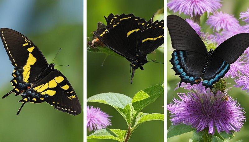 Comparing The Swallowtail Butterfly Vs. Similar Insects