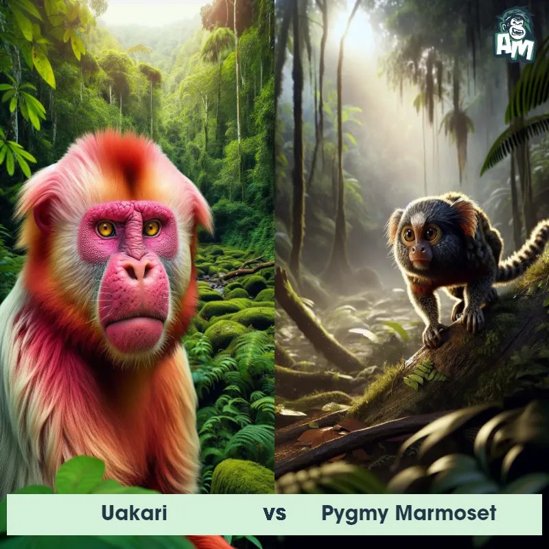 Comparing The Uakari Vs. [Similar Species]