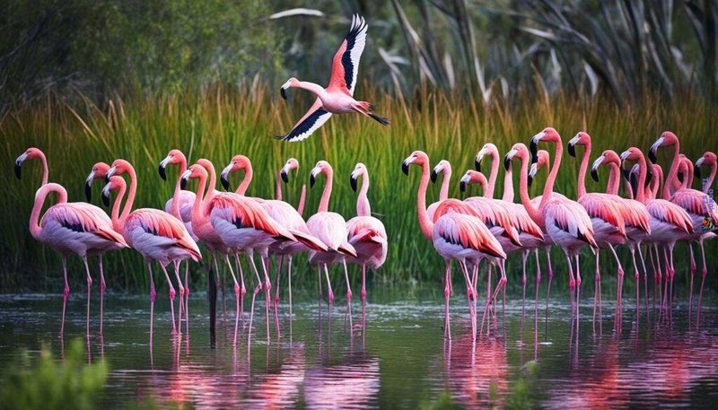 Conservation Efforts Aimed At Protecting The Flamingo