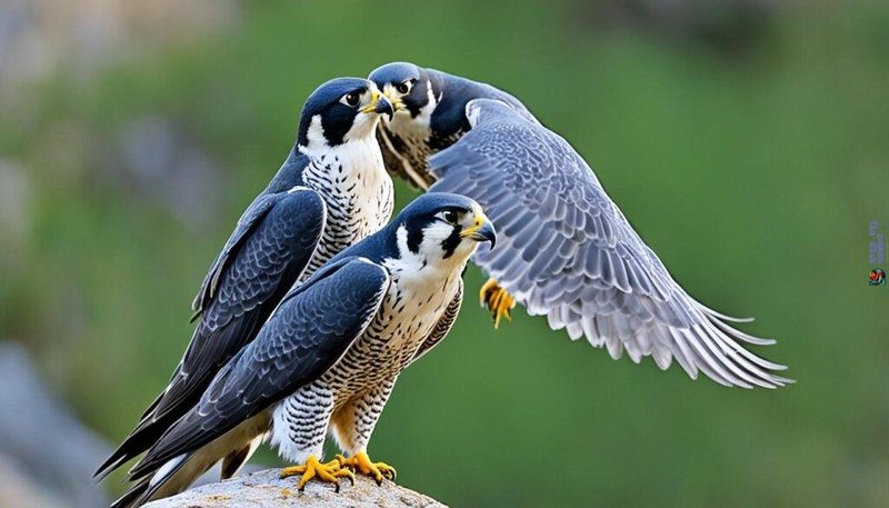 Courtship And Mating Rituals Of The Falcon