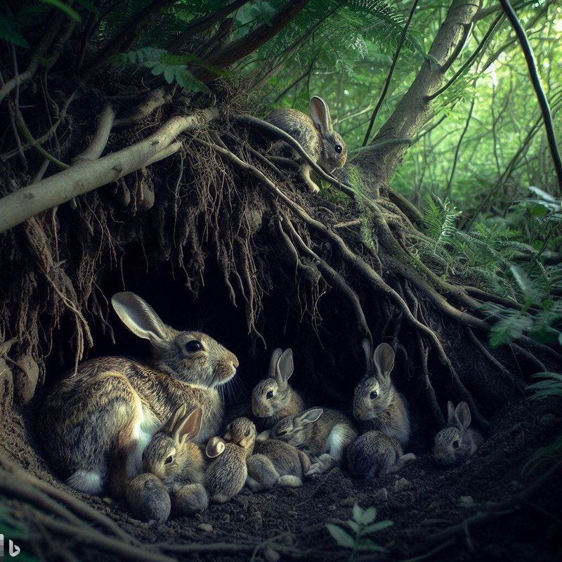 How Rabbits Raise Their Young In The Wild