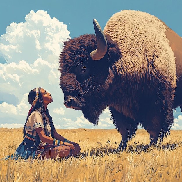 How The Bison Is Represented In Culture And Folklore