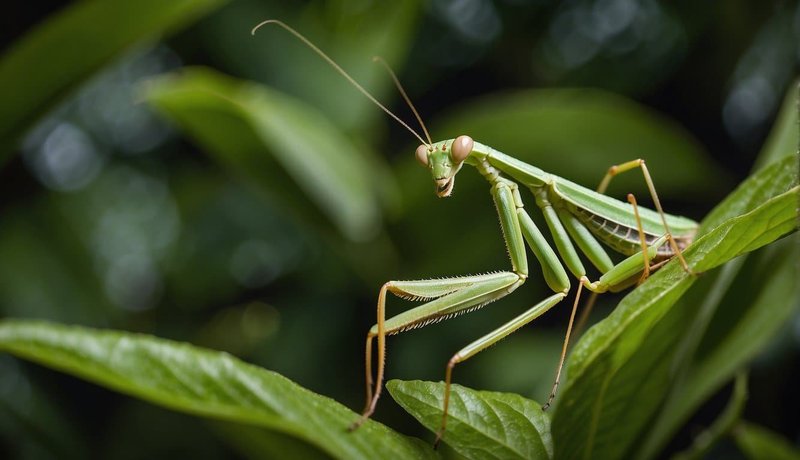 Pollination And Other Jobs Done By The Praying Mantis