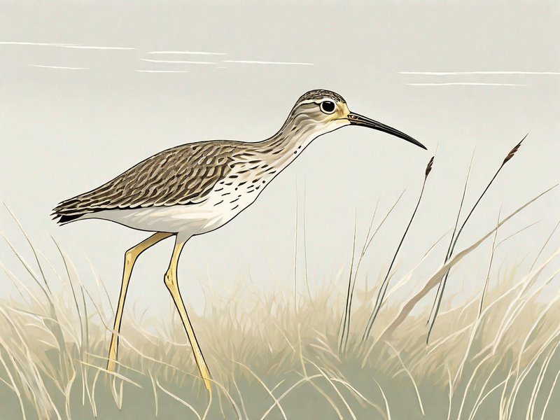 Upland Sandpiper (Insect-Feeding Bird)