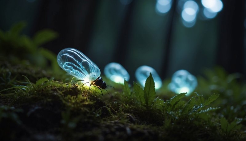 Do Glow Worms Communicate With Light Patterns?