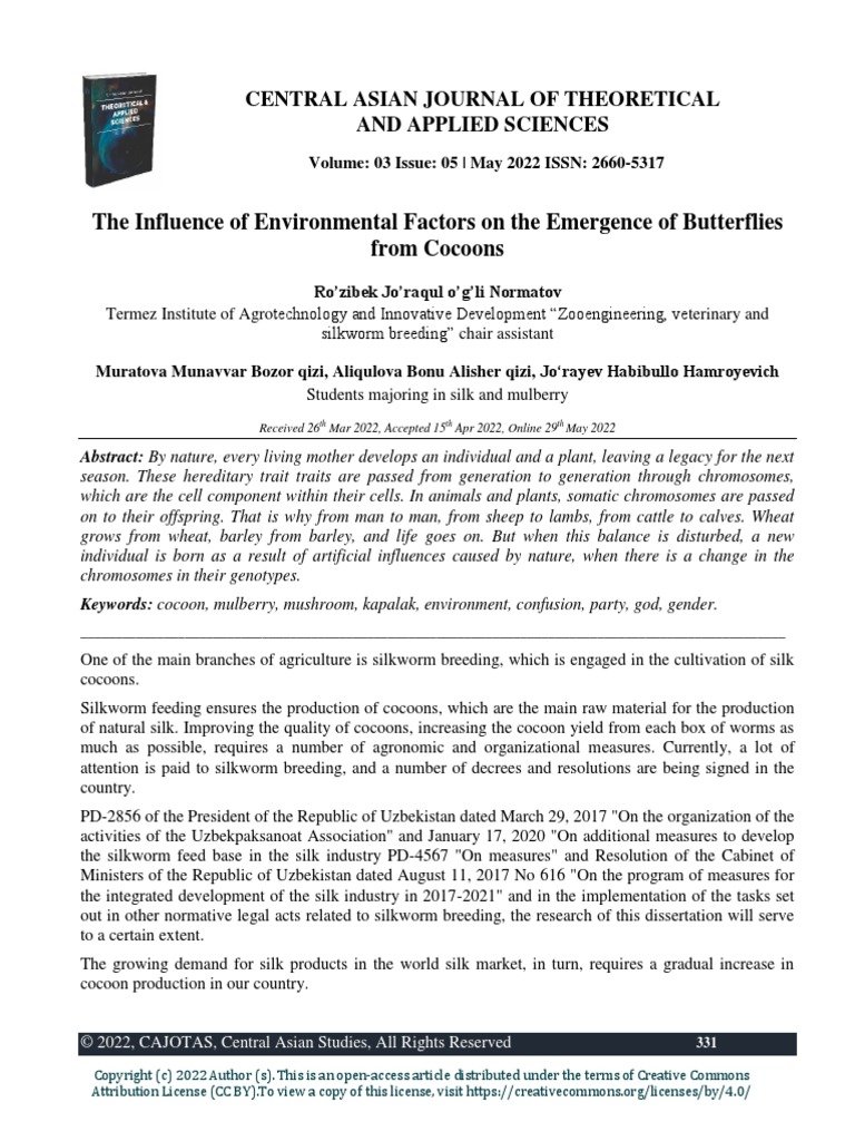 Environmental Factors That Influence Botfly Activity